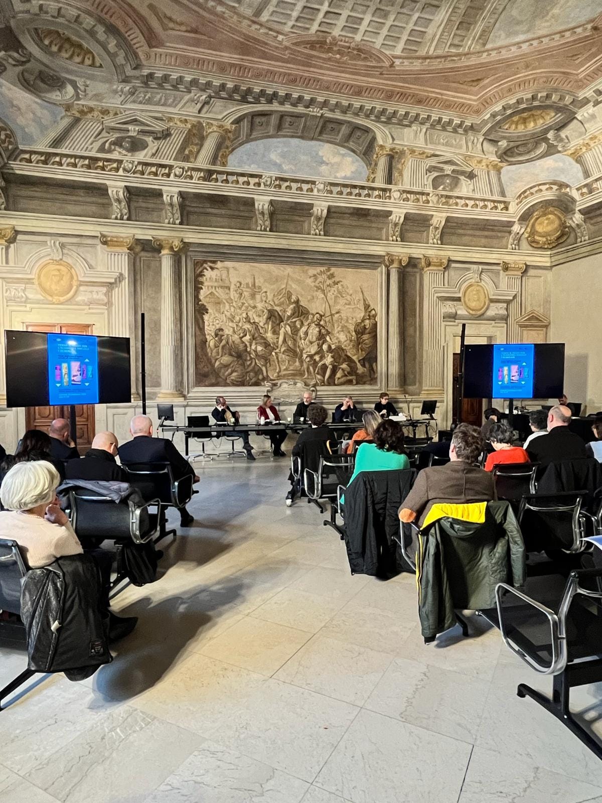 Un momento della discussione